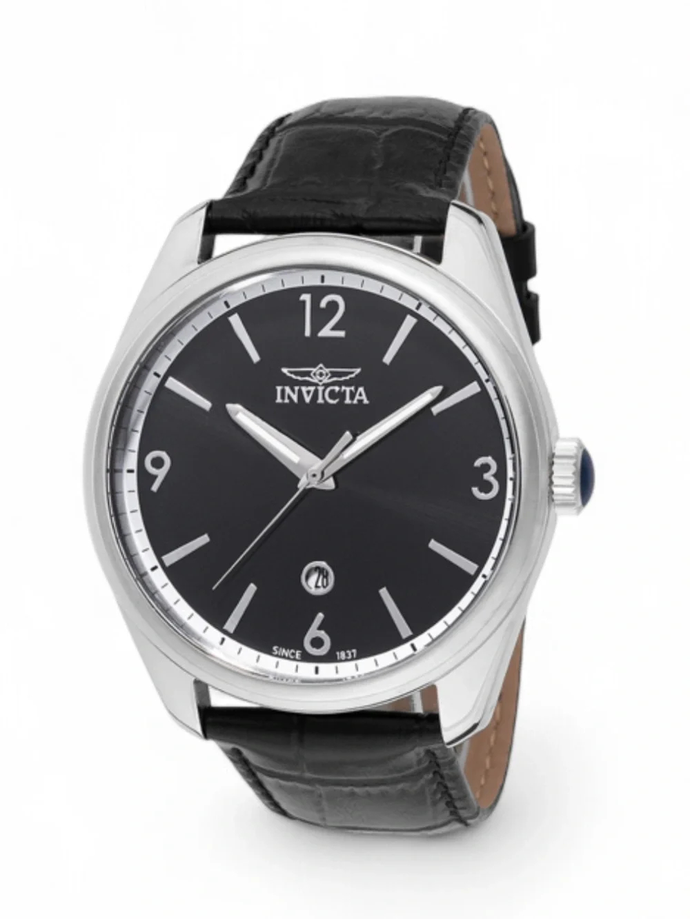Invicta Celestial 43mm Black Leather Strap Men’s Watch (NWT)